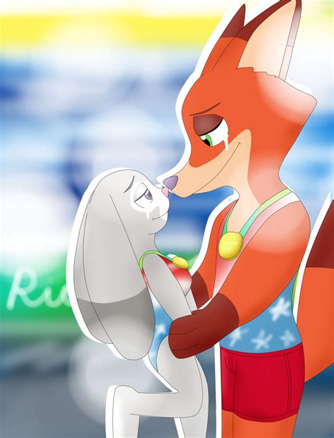 nick wilde  judy hopps   olympics  cristiandarkradx  deviantart