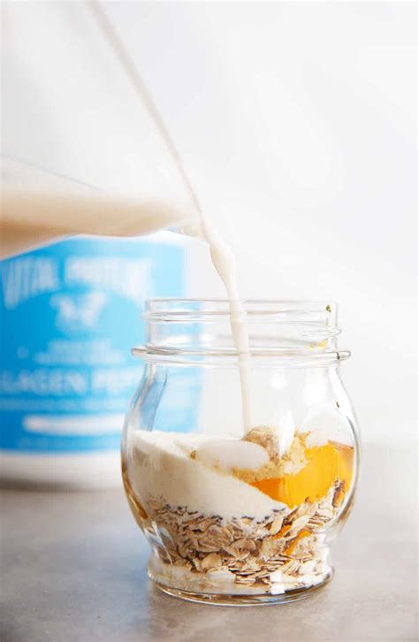 Golden Milk Latte Overnight Oats Gluten Free Lexi S Clean Kitchen