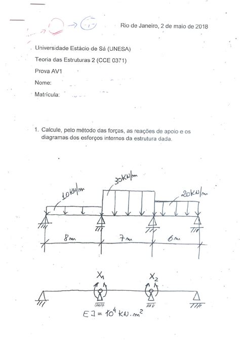 Av Teoria Das Estruturas Praca Xi Teoria Das Estruturas Ii