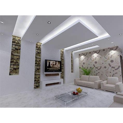 Top Gypsum Board False Ceiling Designs For Living Room Hall