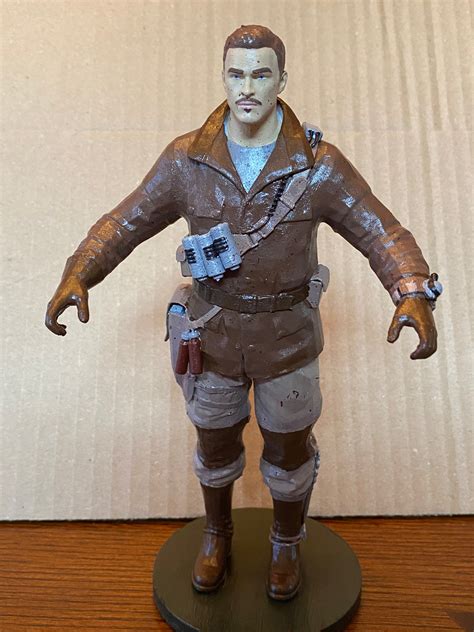 Tank Dempsey Blood Splattered Call Of Duty Zombies Figurine Painted Or