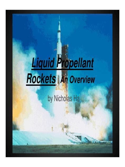 Liquid Propellant Rockets | Rocket Propellant | Liquid Propellant Rocket