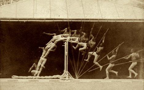 Etienne Jules Marey Chronophotographic Study Of Man Pole Vaulting 1890