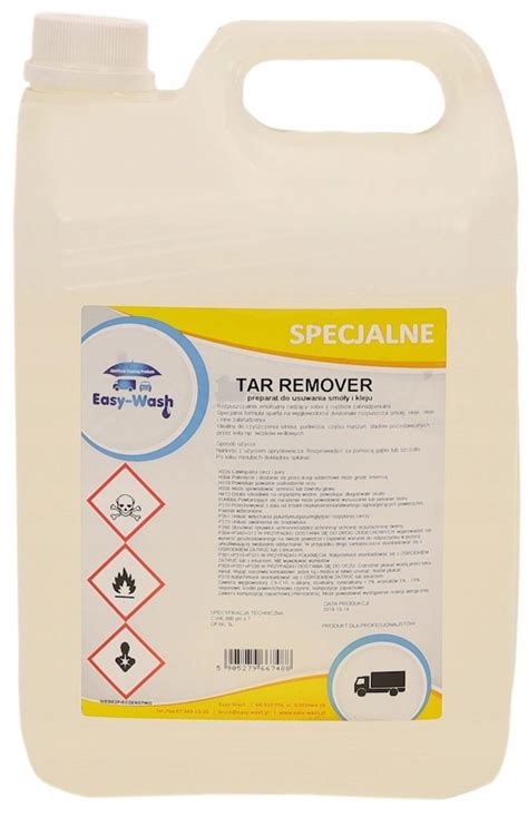 EASY TAR REMOVER 5L DO USUWANIA SMOŁY I KLEJU TAR REMOVER 5L za 113 90