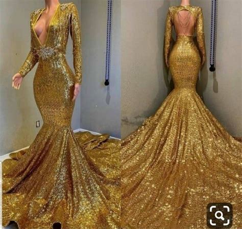 Gold Mermaid Prom Dress Available In Colours Prom Gowns Bridal Dresses