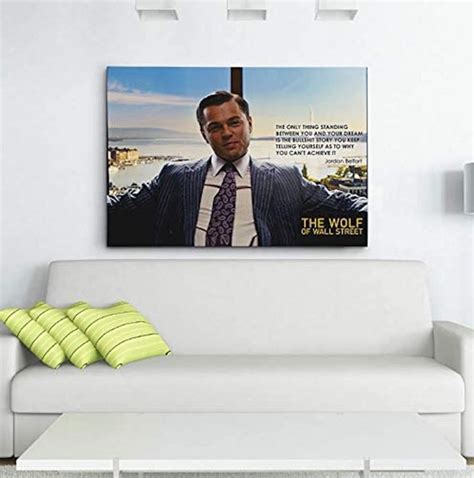 Wolf Of Wall Street Canvas Poster Etsy