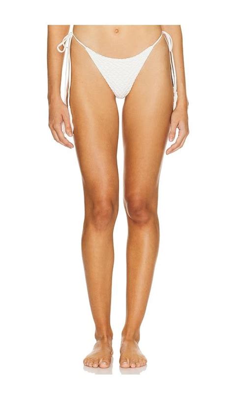 Acacia Swimwear Lauie Crochet Bikini Bottom In White Lyst