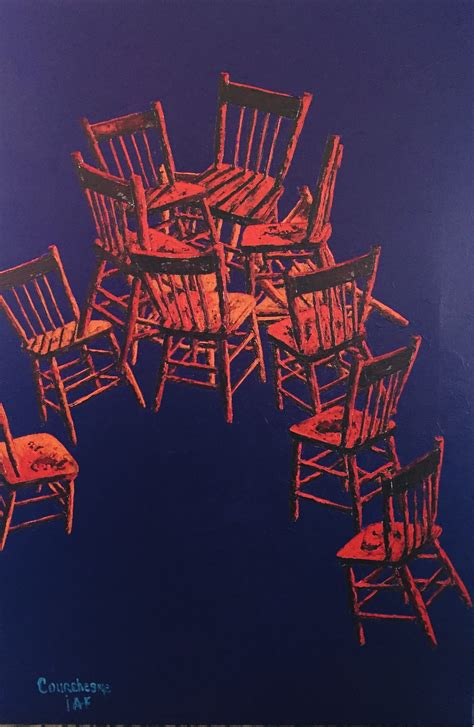 Les chaises | Denis Courchesne - Artiste peintre