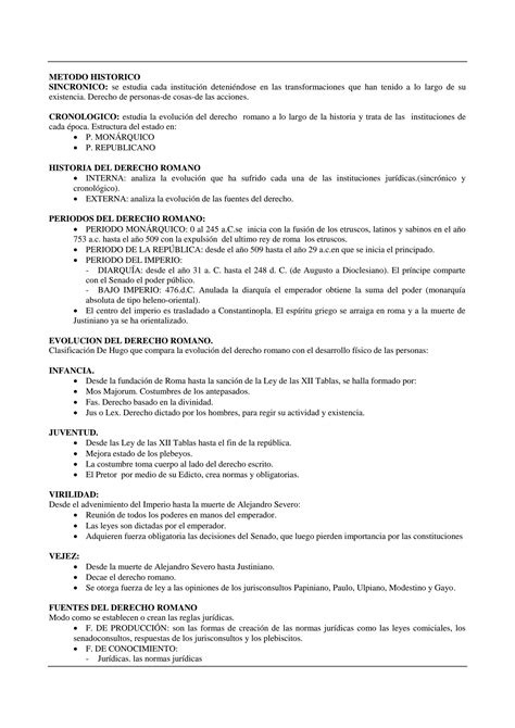 Fuentes Del Derecho Romano