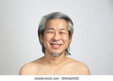 Closeup Portrait Caucasian Naked Shirtless Elderly Stock Photo Shutterstock
