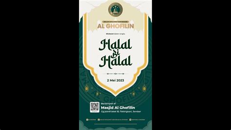 LIVE Majlis Sholawat Dan Maulid Al Ghofilin Halal Bihalal