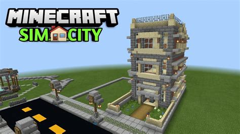 Minecraft Simcity Parte Construindo Um Predio Youtube