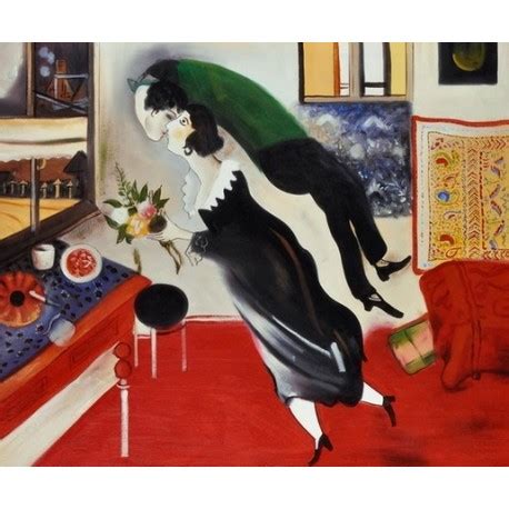 Birthday by Marc Chagall - oil painting art gallery