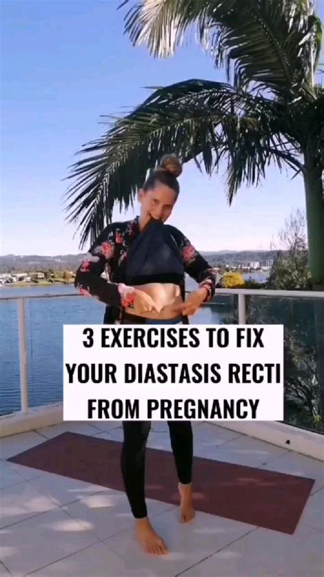 3 Great Exercises To Heal Your Diastasis Recti Abs Workout Postnatal