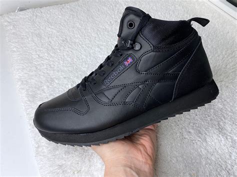 Купить мужские Reebok Nero зимние высокие черные в СПБ