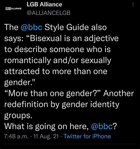 Gc Biphobia On Twitter What S Going On Here Is That Unlike You