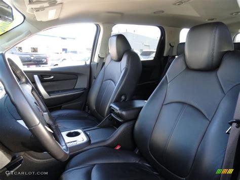 Ebony Interior 2010 GMC Acadia SLT AWD Photo #39913175 | GTCarLot.com