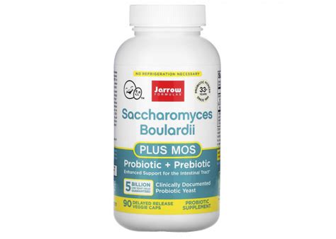Jarrow Formulas сахаромицеты Буларди плюс МОС 5 млрд 90 растительных ...