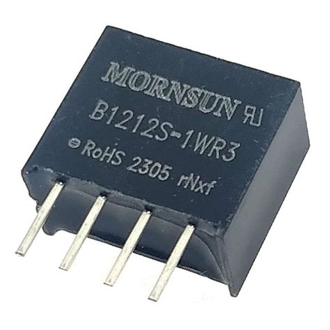 B1212S-1W, Mornsun, Микросхема, Изолированный DC-DC преобразователь ...