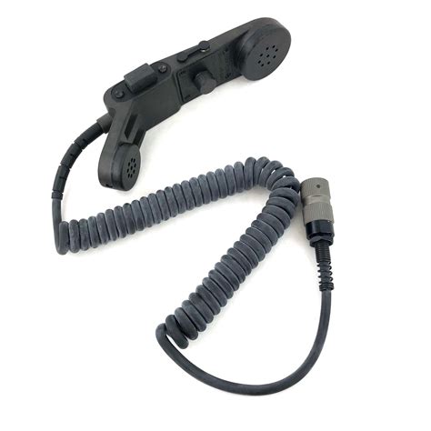 H 250 Vceb Military Radio Handset With Ear Piece Genuine Issue Army