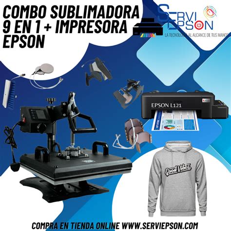 Mega Combo Plancha Sublimacion En Impresora Epson L Para