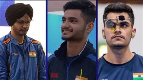 Indian Mens 10m Air Pistol Team Strikes Gold At Asian Games Asian