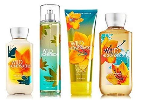 Amazon Bath Body Works Wild Honeysuckle Deluxe Gift Set Body