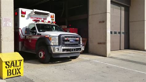 Baltimore City Fd Medic 23 Responding Youtube