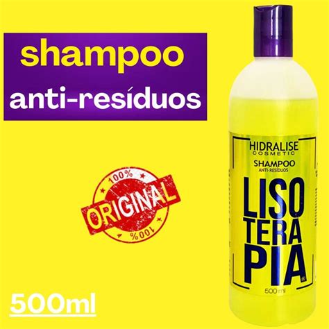 Shampoo Antirresíduos Bom E Barato - Shampoo Antirresíduos Lisoterapia Hidralize 500ml | Shopee Brasil
