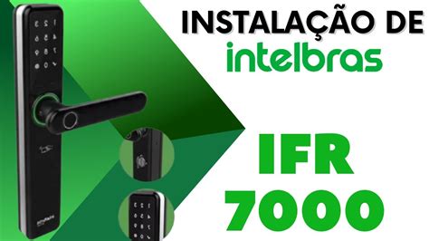 Como Instalar Fechadura Digital Intelbras Ifr Youtube