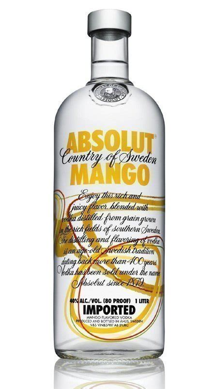 Review Absolut Mango Vodka Drinkhacker