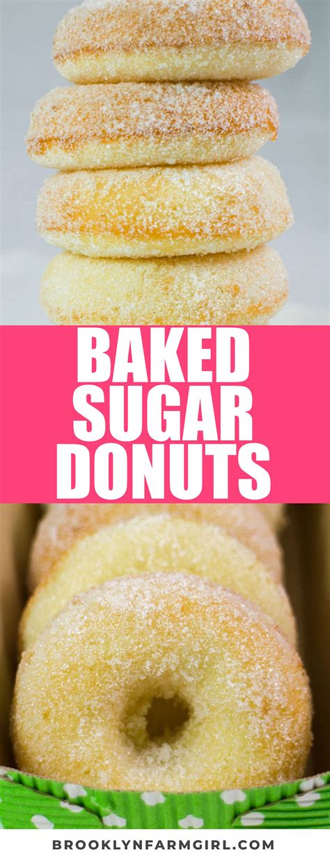 Homemade Baked Sugar Donuts Brooklyn Farm Girl