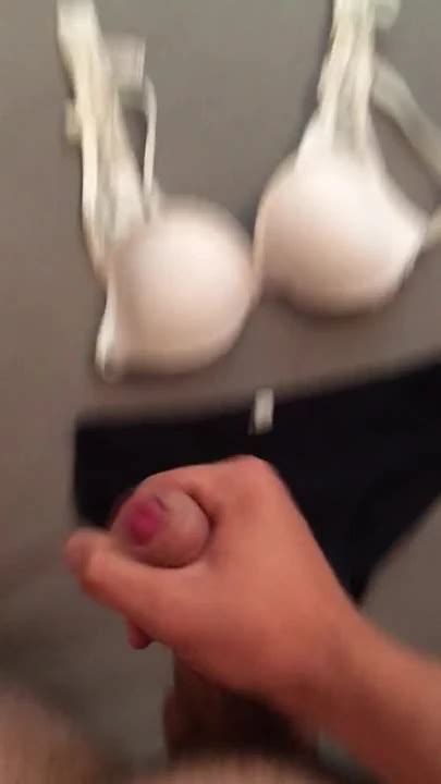 Cumming A Big Load On My Hot Roommates Panties And Bra Gay Man Porn