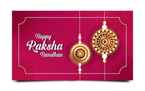 Premium Vector Raksha Bandhan Greeting Card Template Design