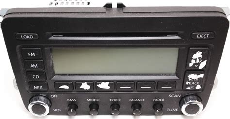 Premium Radio Cd Player Head Unit Vw Jetta Rabbit Gti Mk K