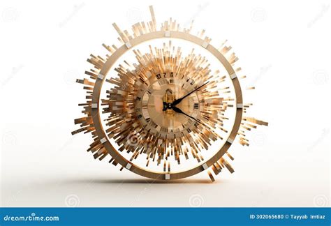 Word Wall Clock Isolated on Transparent Background. Stock Illustration ...