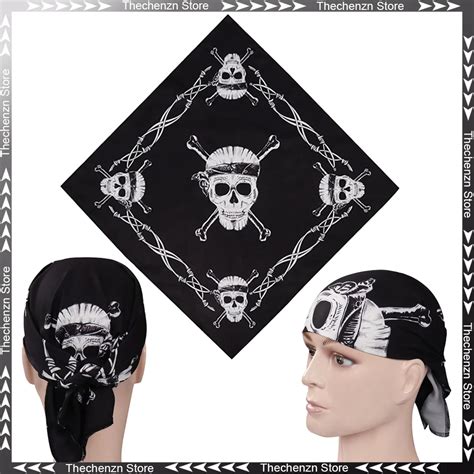 Disguise Eddie Munson Scarf Cosplay Hair Band Skull Printed Bandana Tv