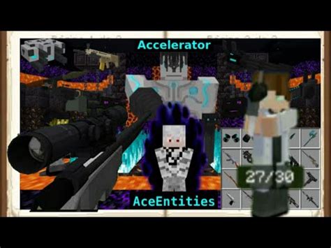 guía de crafteos minecraft addon ace entities YouTube