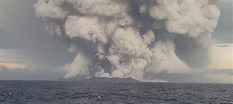 Tonga volcano eruption detected at Tonga volcano for the second time