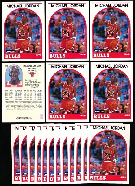 Lot Detail Hoops Bskt Michael Jordan Bulls Cards