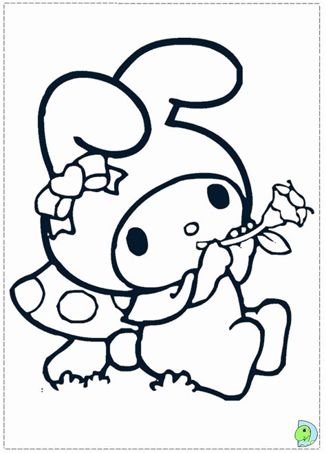 My Melody Coloring Pages Coloring Home