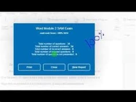 Word Module 2 SAM Exam SAM Word Module 2 Exam SAM Cengage YouTube