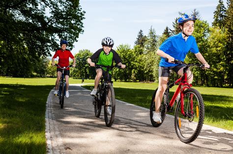 Kid Riding Bike To School