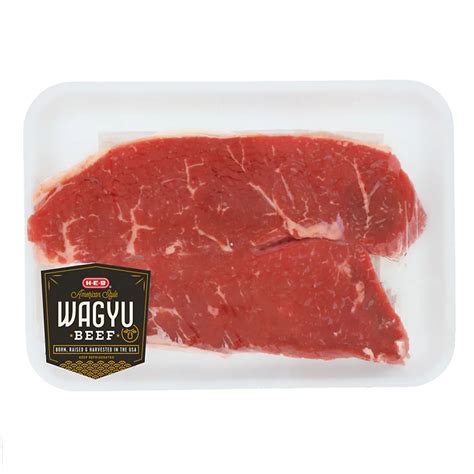 H E B American Style Wagyu Beef Petite Sirloin Steak Boneless Shop