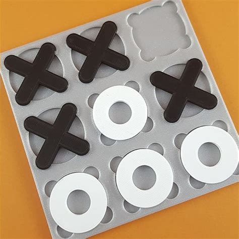 Descargar Archivo Stl Tic Tac Toe Modelo Para Imprimir En D Cults