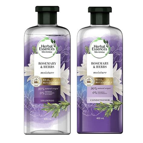 Herbal Essences Moisture Rosemary Herbs Shampoo Conditioner Set