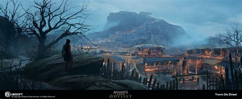 Artstation Assassins Creed Odyssey Skyros Concept Art Travis Qiu