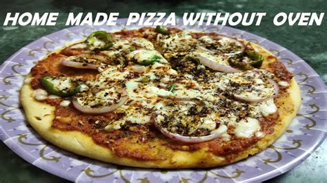 How To Make Pizza At Home Without Oven Home Made Pizza Base Youtube