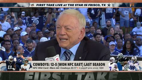 Jerry Jones On How The Cowboys Plan To Be Better Than Last Season 👀 First Take Youtube