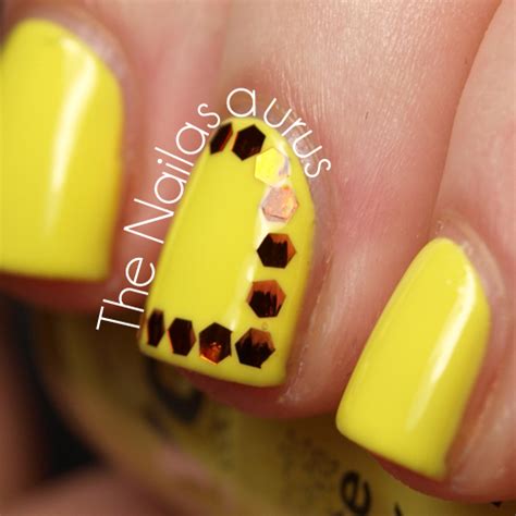 The Nailasaurus Uk Nail Art Blog Dc Day Yellow Nails The